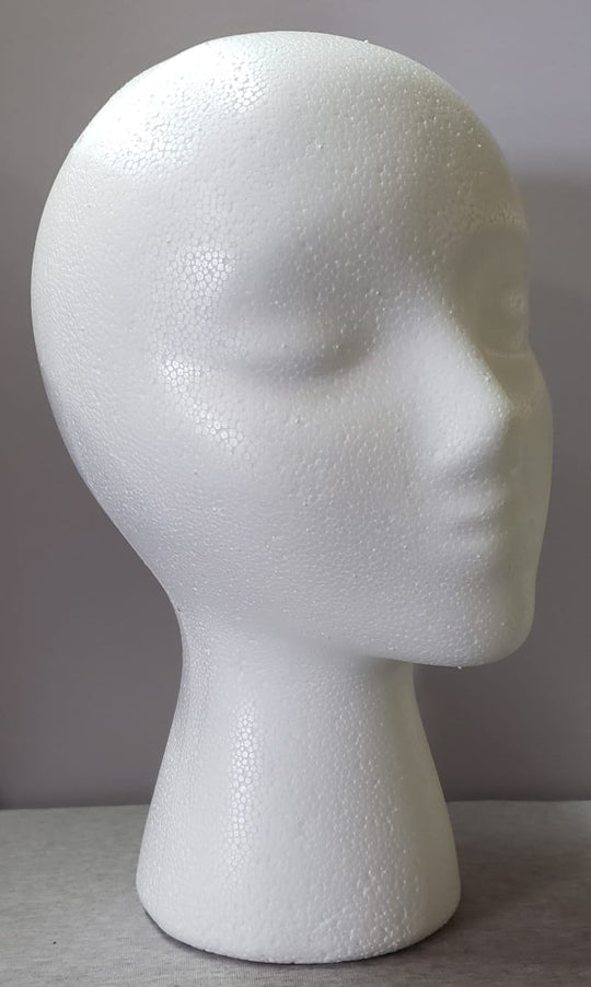 Styrofoam Head White