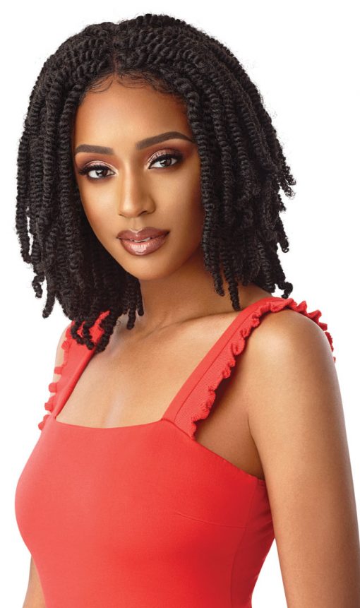 Outre X-Pression | Twisted Up 4X4 Lacefront Wig | Straight Bomb Twist 14"