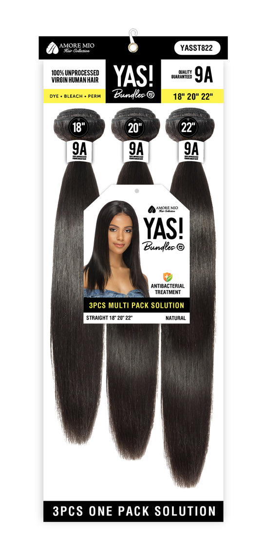 Amore Mio Yas Bundle Straight 18" 20" 22"