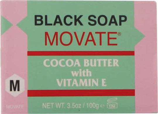 Movate Black Soap Coco Butter w/ Vitamin E