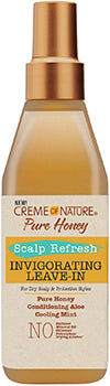 Creme of Nature Pure Honey Scalp Refresh Invigorating Leave-In