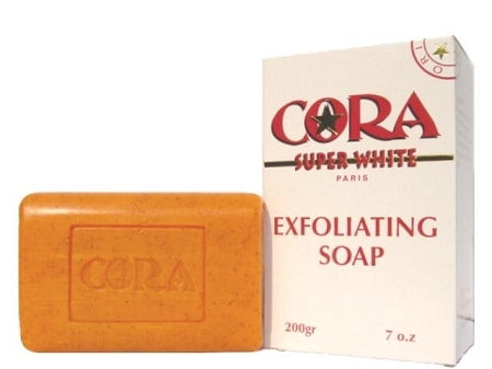 Cora Super White exfoliating soap