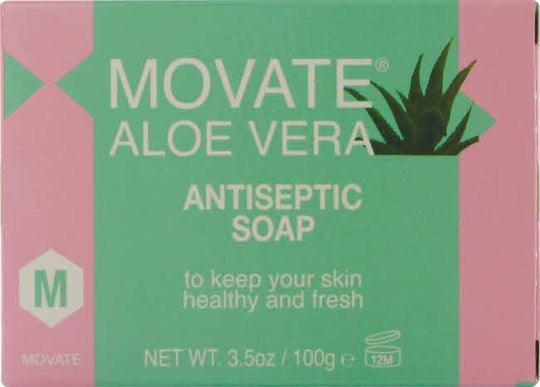 Movate Antiseptic Soap Aloe Vera