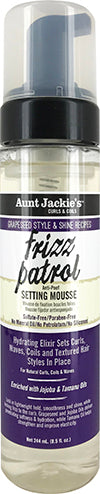 Aunt Jackie's Curls & Coils Grapeseed Frizz Patrol Mousse