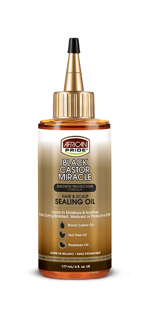 African Pride Black Castor Miracle Sealing Oil