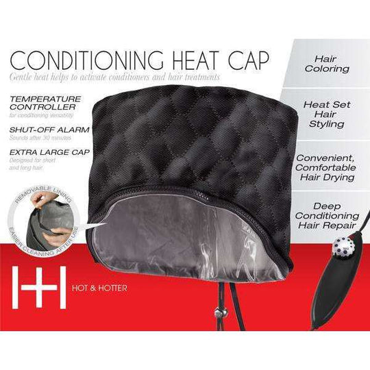 Hot & Hotter 3 In 1 Professional Washable Conditioning Heat Cap