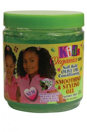 Kid's Organics by Africa's Best Soft Hold Olive Oil Conditioning Smoothing & Styling Gel 15 oz