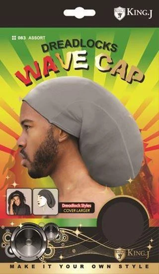 King J Dreadlock Wave Cap