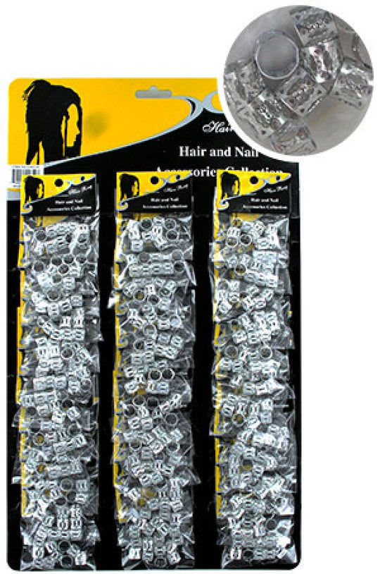 Hair & Nail Ring Bead SILVER