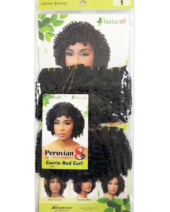 Urban Beauty Naturall Peruvian 8pcs Carrie Rod Curl